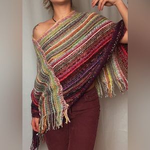 Handmade crochet Poncho